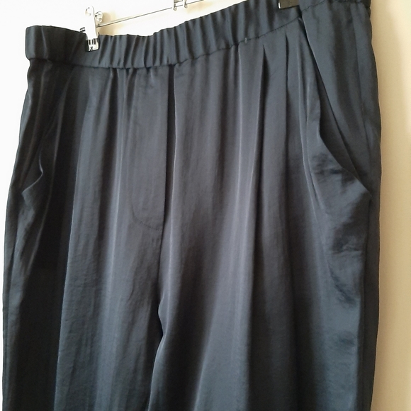 3.1 Phillip Lim Silk Crepe Draped Pocket Tapered Pull On Pants - Picture 5 of 10